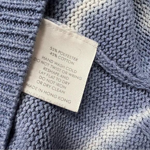 WHITE + WARREN Tie-Dye Print Crew Neck sweater SZ SM - Picture 5 of 5